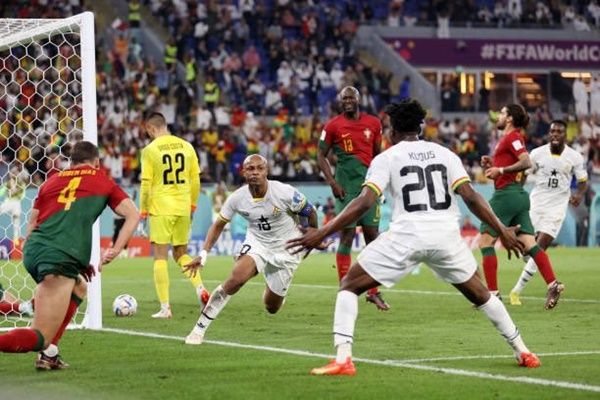 Dede Ayew equalised for Ghana
