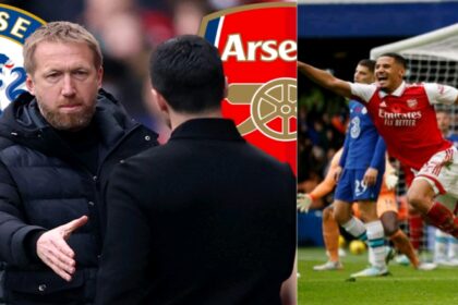 Graham Potter and Mikel Arteta's reaction after Chelsea 0-1 Arsenal game