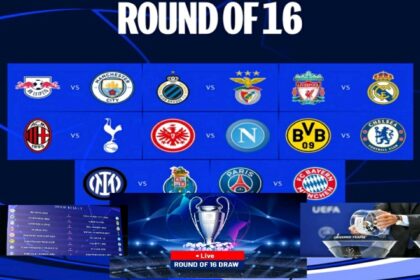 Champions League last-16 draw in full with a rematch of last season's Final. Champions League Draw