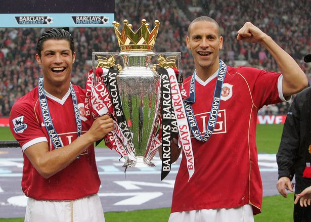 Ronaldo and Rio Ferdinand