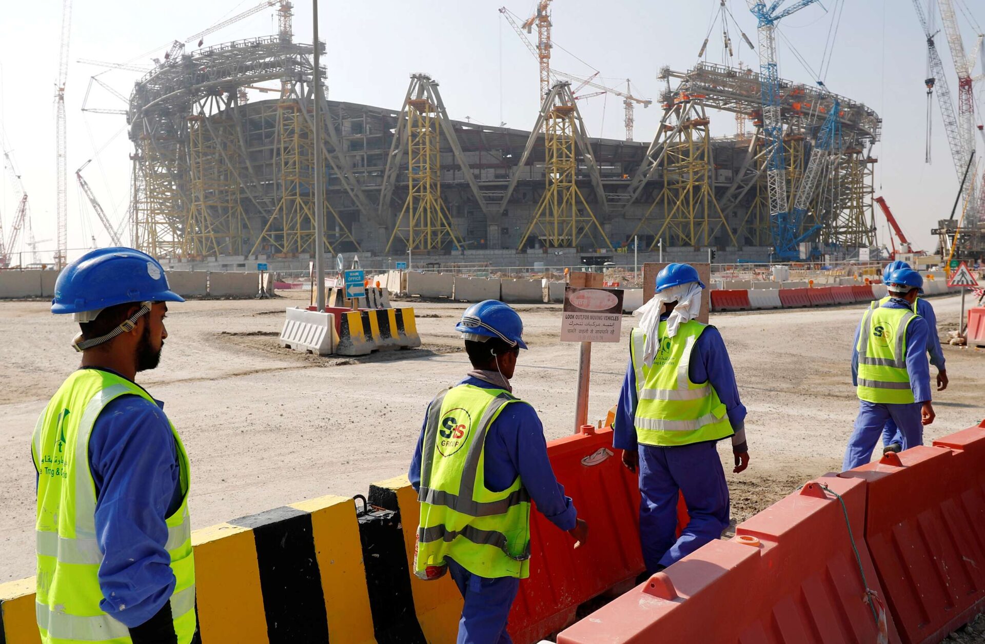"400-500" migrant workers died while working on World Cup projects in Qatar.
