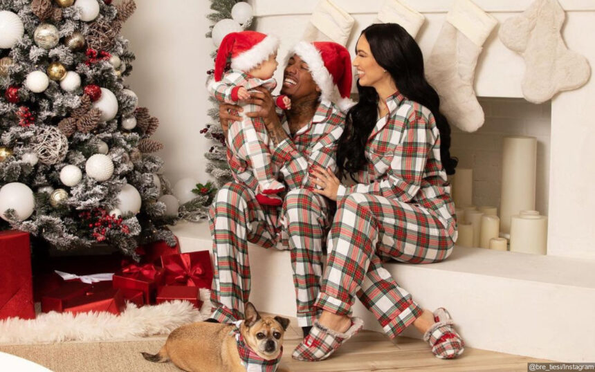 Nick Cannon Dresses As Santa Claus For Christmas With Bre Tiesi And Son