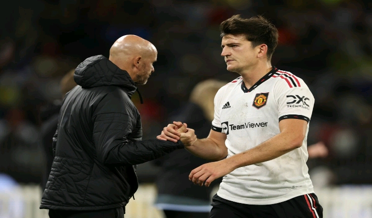 Ten Hag advises Maguire to compete for spot if he wants to stay.
