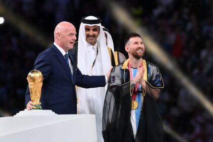Lionel Messi's robe to lift the World Cup trophy explained by Qatar official.