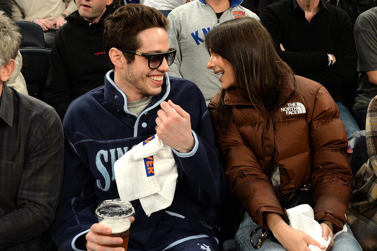 Pete Davidson And His Younger Sister Casey Celebrate A Slam Dunk Christmas