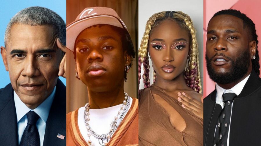 Burna Boy, Rema, And Ayra Starr Included In Barack Obama's Playlist for 2022