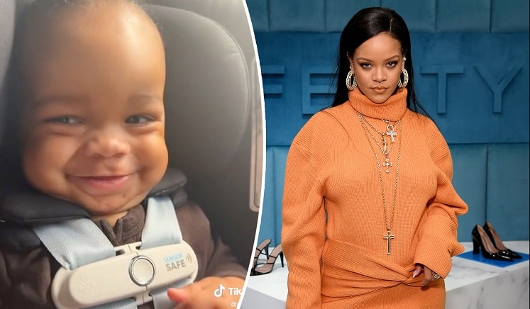Watch Video: Rihanna shares first glimpse of son with A$AP Rocky