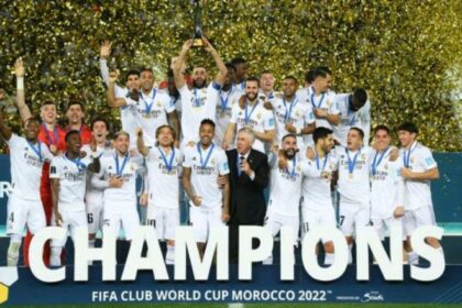 Real Madrid lift their fifth World Cup trophy
