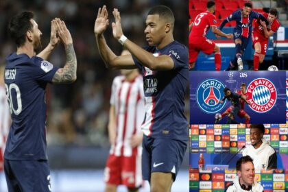 Kylian Mbappe and Lionel Messi named in PSG's squad against Bayern Munich
