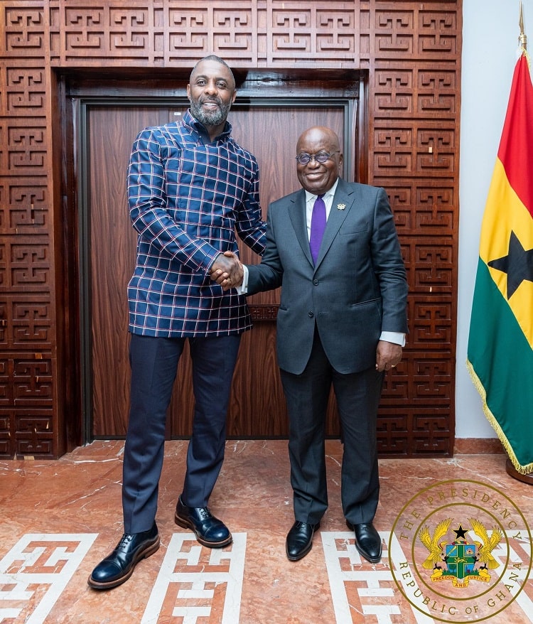 Idris Elba Set To Shoot Film In Ghana, Meets With Akufo Addo About Plans