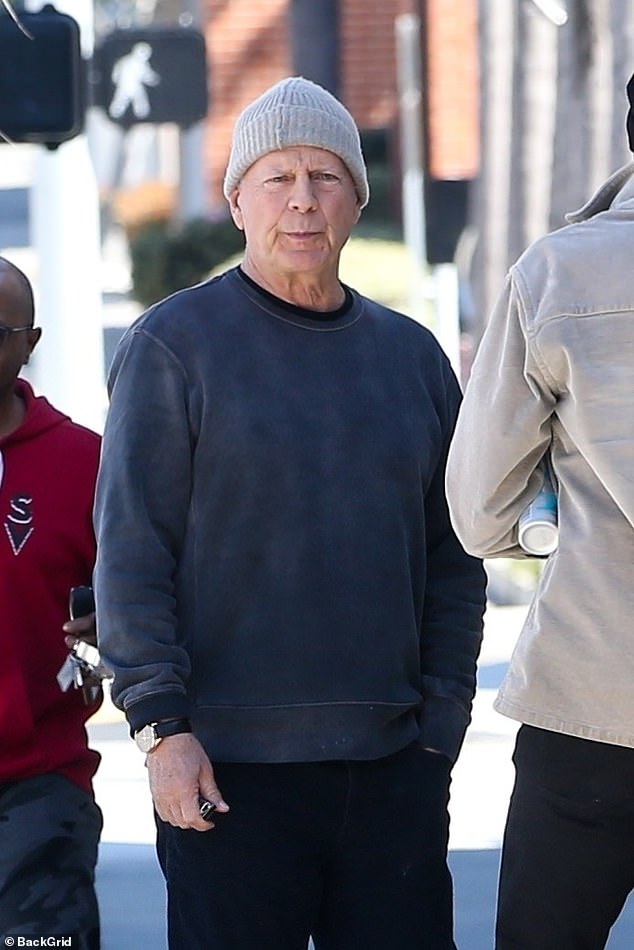 VIDEO: Bruce Willis seen for first time since his dementia diagnosis was revealed