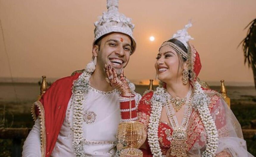 Indian Actress Krishna Mukherjee Marries Boyfriend Chirag Batliwalla In An Intimate Bengali Ceremony