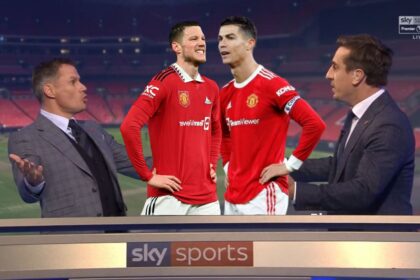 Jamie Carragher and Gary Neville debate over Cristiano Ronaldo and Wout Weghorst at Man United