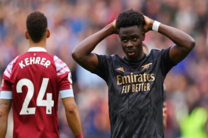 Bukayo Saka's appalling racist abuse after missing a penalty against West Ham