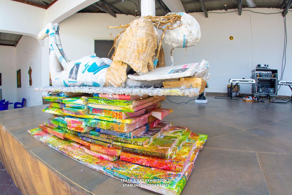 From Junk to Jewels: Essilfie Banton's Art Exhibition Brings Trash to Life 5 From Junk to Jewels: Essilfie Banton's Art Exhibition Brings Trash to Life