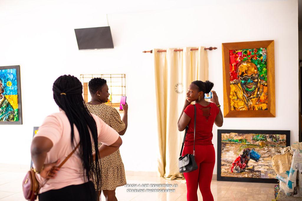 From Junk To Jewels: Essilfie Banton's Art Exhibition Brings Trash To Life