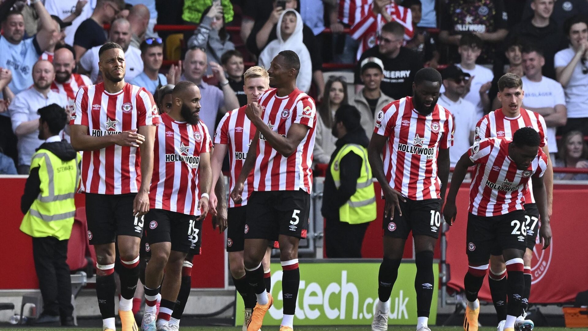 Brentford Stuns Premier League Champions Manchester City's unbeaten streak with 1-0 defeat