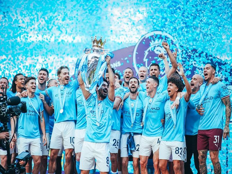 EPL: Man City beat Chelsea to celebrate Premier League title triumph