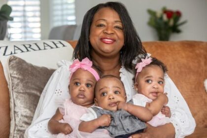 Infertile Woman gives birth to ‘miracle’ triplets