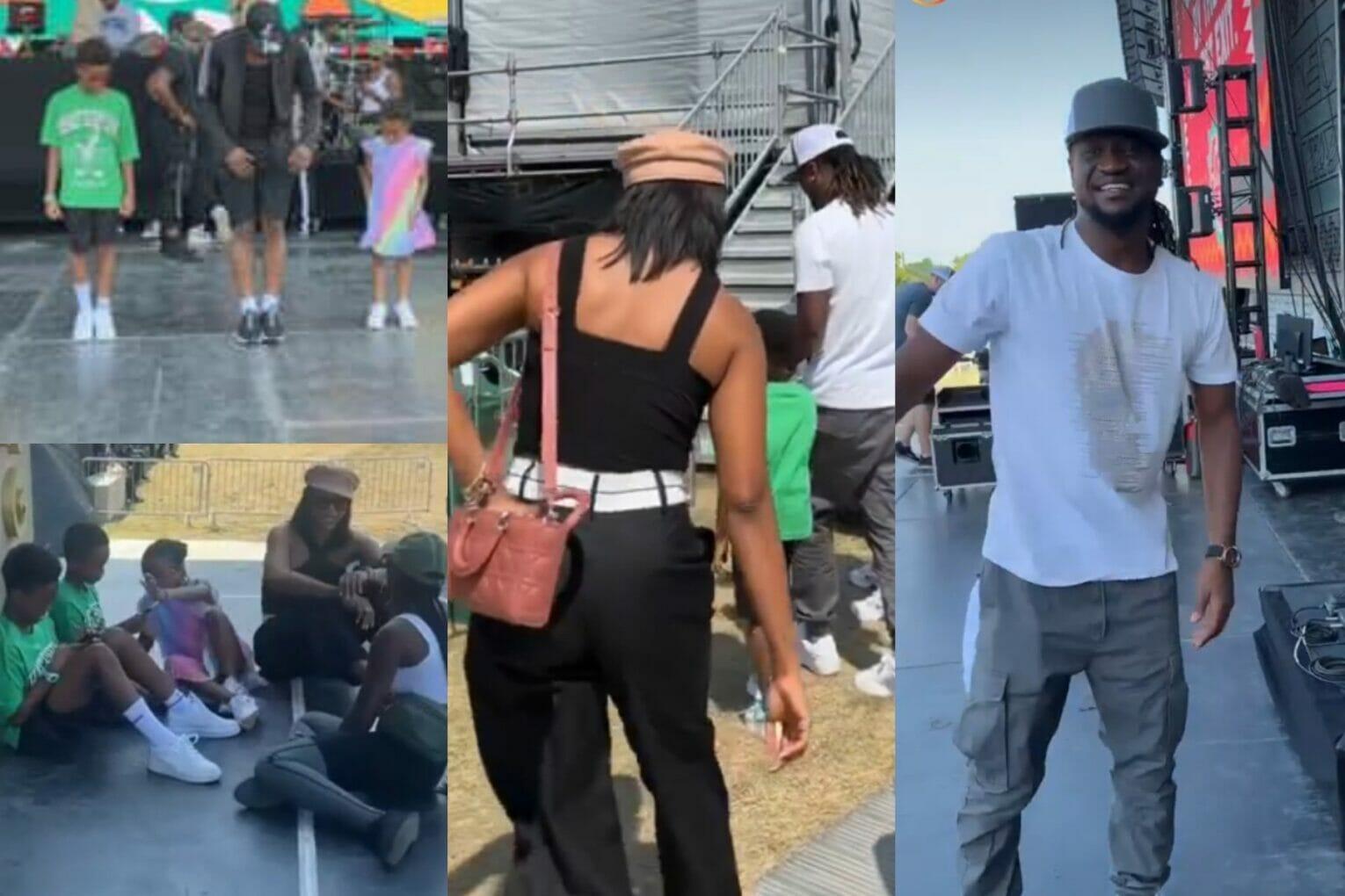 LOVELY! Former Wife and Kids Share Spotlight with Paul Okoye at Detroit Concert (+VIDEO)