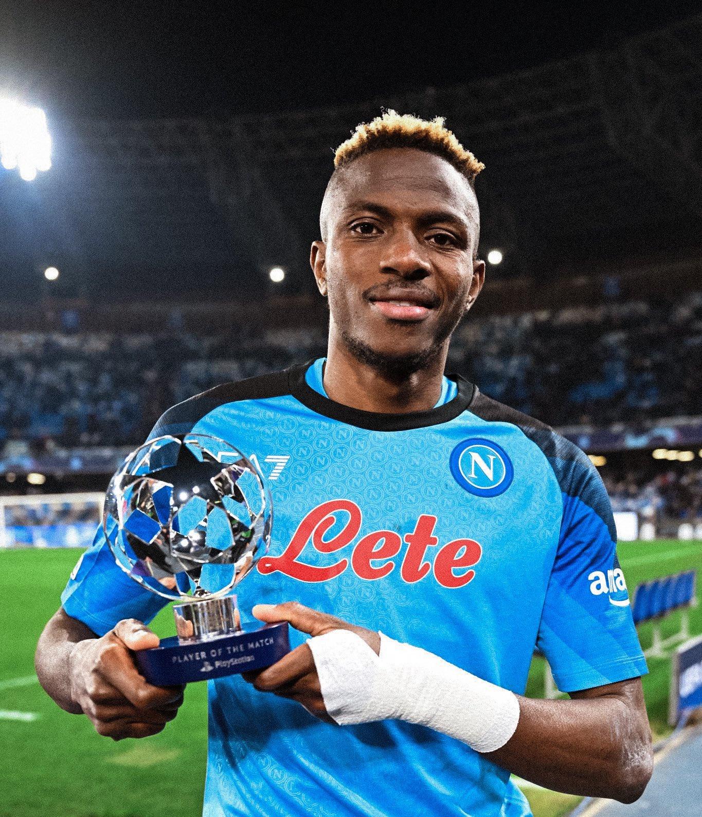 Osimhen's Agent Considers Legal Action Against Napoli Over Social Media Post