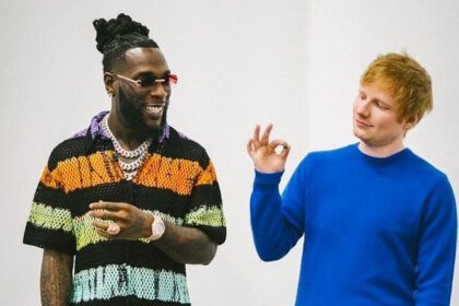 British singer Ed Sheeran recently talked about working with his friend, Nigerian artist Burna Boy. He described Burna Boy as someone who smokes a lot of weed, more than anyone he's ever seen.