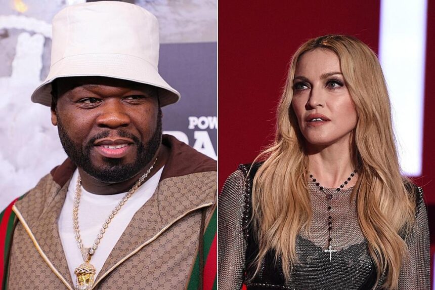 50 Cent Mocks Madonna's Plastic Surgery