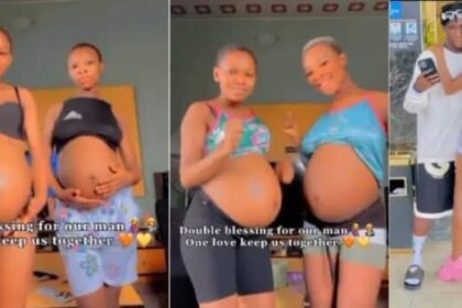 2 Ladies Who Got Pregnant For Same Guy Show Off their bumps