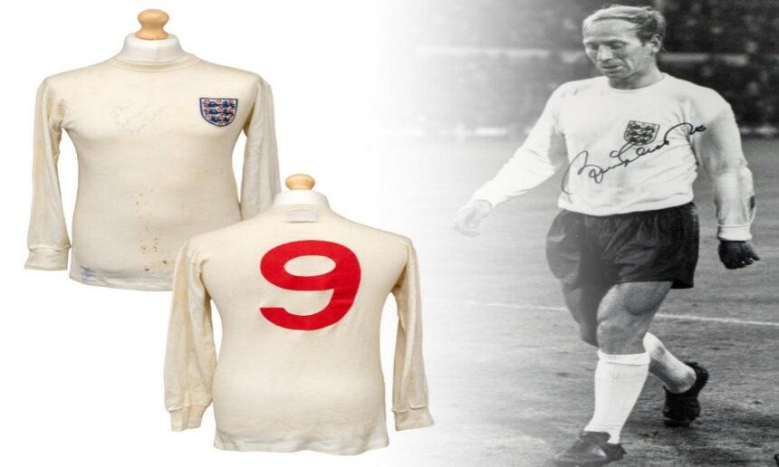 Bid for History: Sir Bobby Charlton's Signed World Cup Shirt For Sale