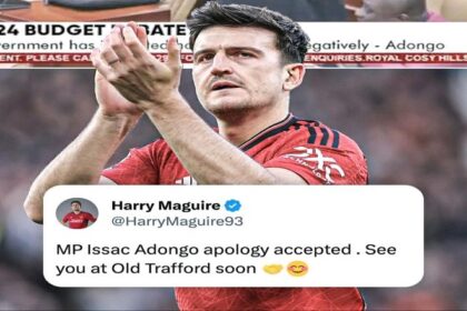 Ghanaian MP Apologizes to Harry Maguire for Political Comparison