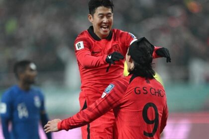 South Korea secured a 5-0 victory over Singapore in a World Cup qualifier
