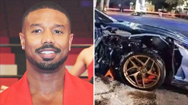 Hollywood Star Michael B. Jordan Involved in Ferrari Crash on Sunset Boulevard