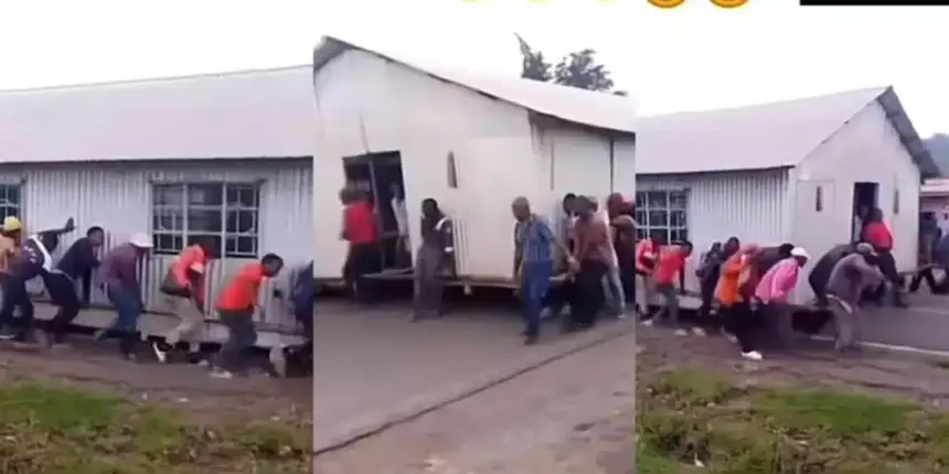 Church members lifts church from pastor’s home after his wife refused to serve them tea