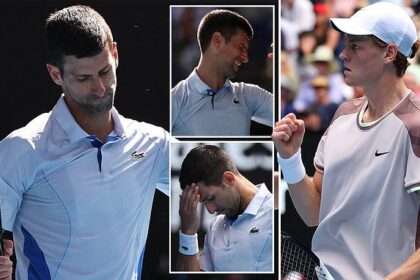 Jannik Sinner defeats Novak Djokovic in the Australian Open semi-final