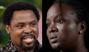 The late T. B. Joshua and enstraged daughter Ajoke