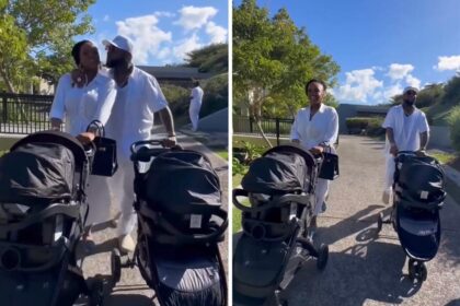 Davido and Chioma's Chill In Vacation with Twins