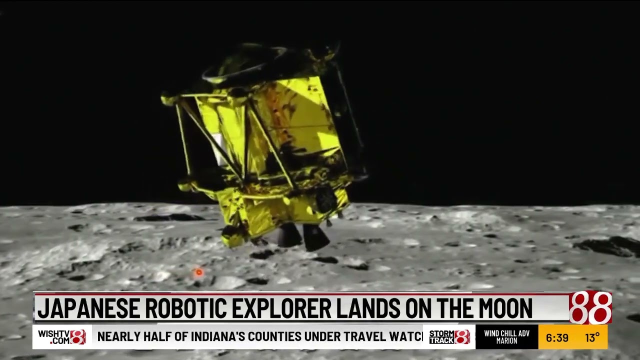 Japan's Robotic Explorer Lands Safely on the Moon 2 Japan's Robotic Explorer Lands Safely on the Moon
