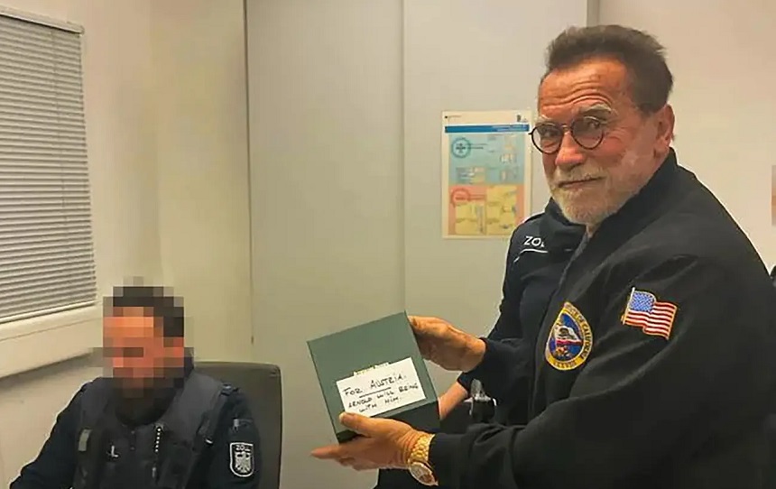 Arnold Schwarzenegger held at Munich airport over luxury watch