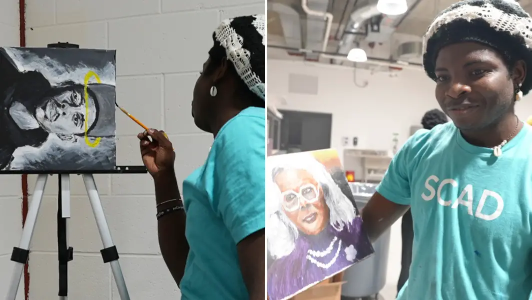 Nigerian Art Student Breaks Guinness Record for Longest Painting Marathon