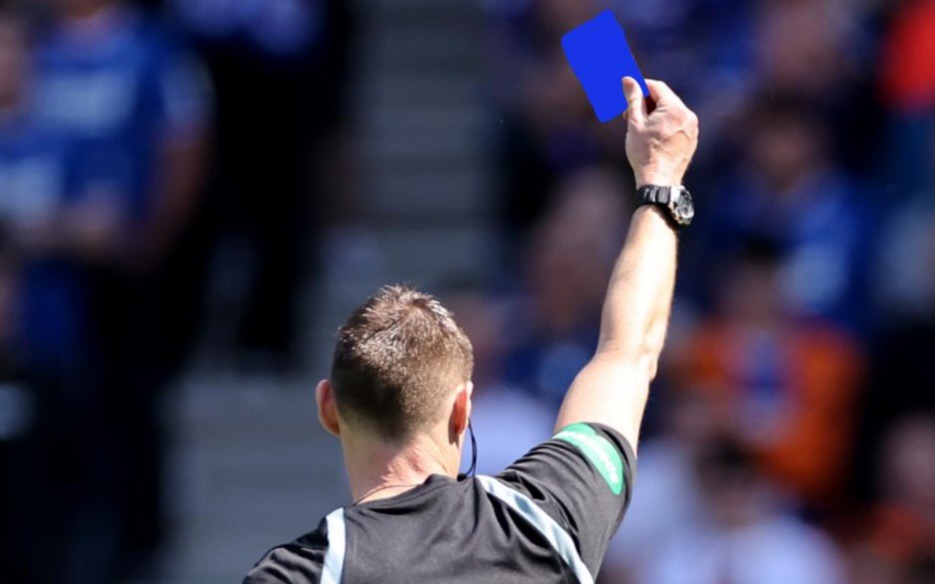 Football is set to introduce blue cards