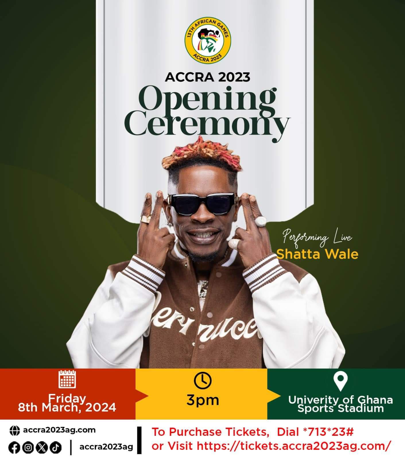13th African Games: Shatta Wale, King Promise to perform at opening ceremony
