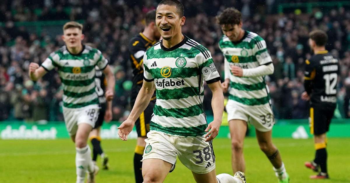 Daizen Maeda nets a hat-trick as Celtic overcome determined Livingston