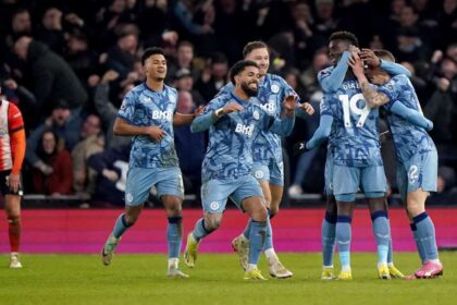 Lucas Digne helps Aston Villa secure a win over battling Luton