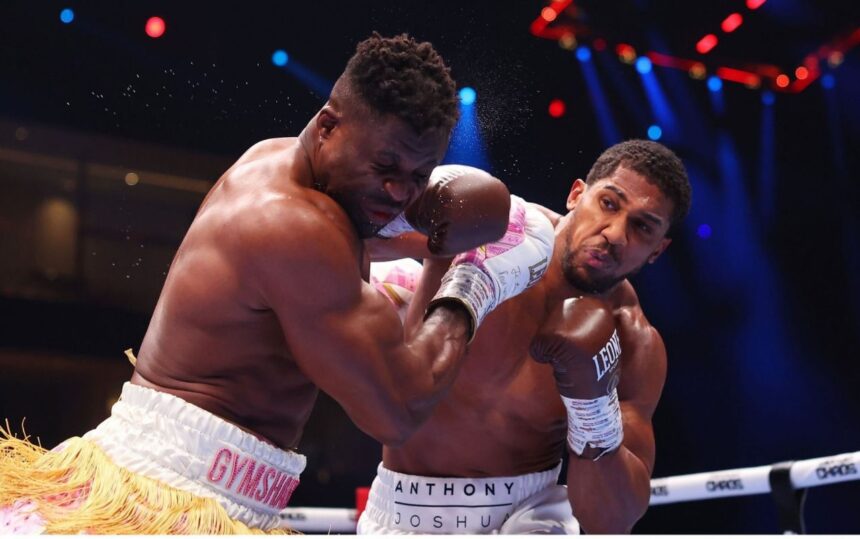 Anthony Joshua knocks out Francis Ngannou, Eyes Fury or Usyk Showdown 1 Anthony Joshua knocks out Francis Ngannou, Eyes Fury or Usyk Showdown