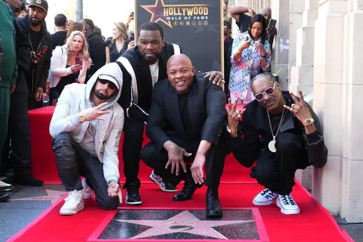 Dr. Dre honored with Star on Hollywood Walk of Fame 2 Dr. Dre honored with Star on Hollywood Walk of Fame