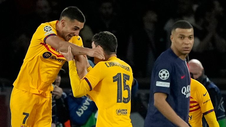 Barcelona clinches victory against Mbappe and PSG