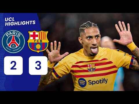 Barcelona Stun PSG with 3-2 Comeback Victory in Champions League Thriller