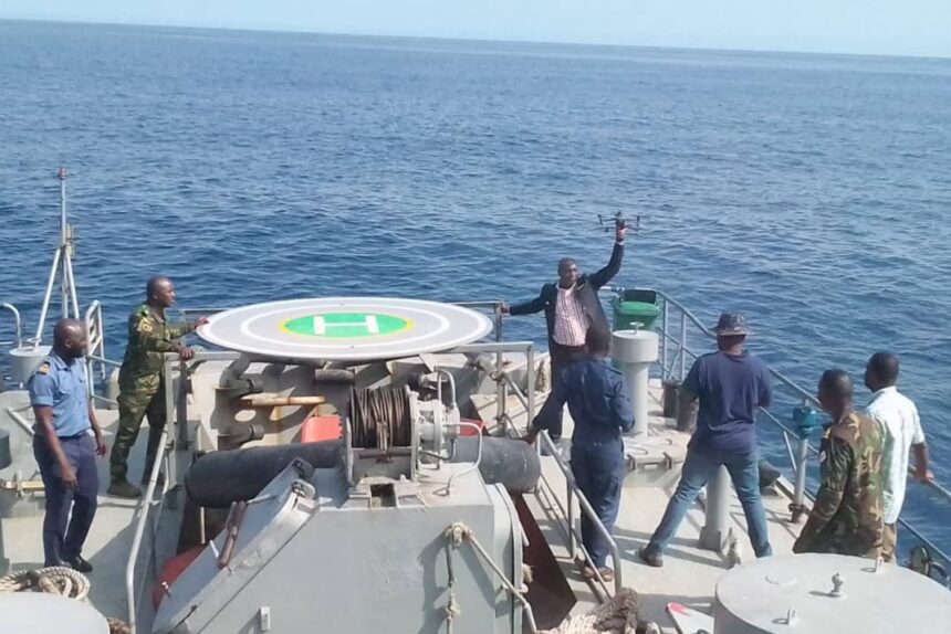Ghana Boundary Commission and Navy conduct maritime inspection
