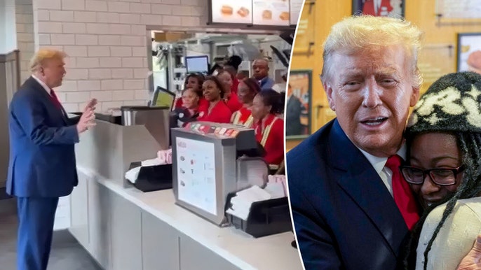 Trump's visit to Chick-fil-A disrupts media's storyline
