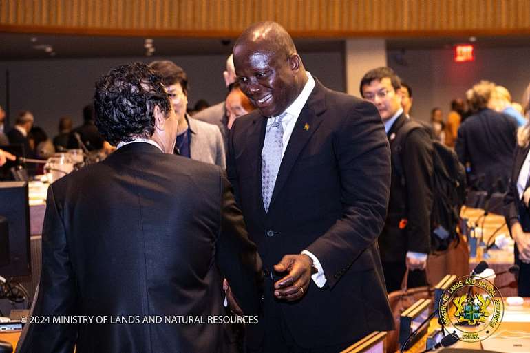 Abu Jinapor calls for greater funding for forests at the UN Forum on Forests